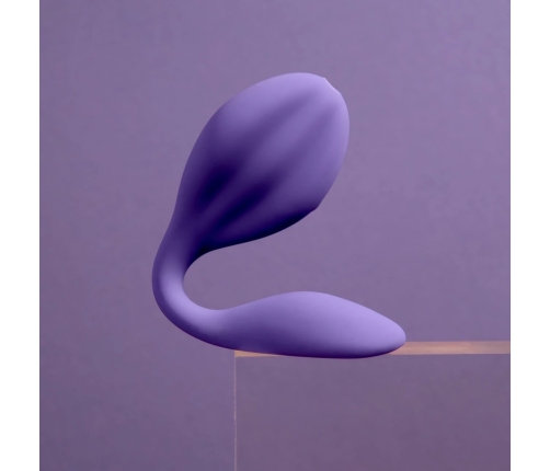 Blush Wellness Duo Flexible Vibrating System Purple Rechargeable Silicone