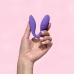 Blush Wellness Duo Flexible Vibrating System Purple Rechargeable Silicone