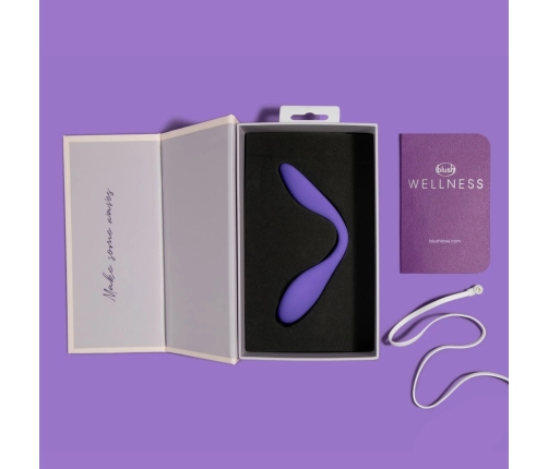 Blush Wellness Duo Flexible Vibrating System Purple Rechargeable Silicone