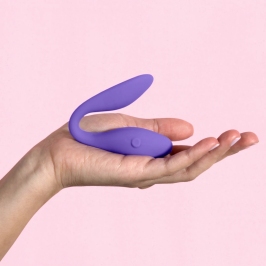 Blush Wellness Duo Flexible Vibrating System Purple Rechargeable Silicone