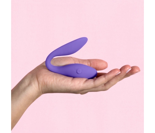 Blush Wellness Duo Flexible Vibrating System Purple Rechargeable Silicone