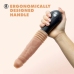 Dr. Skin Dr. Knight Silicone Thrusting & Vibrating Model, Beige, Rechargeable