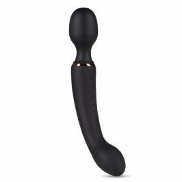 Lush Gia Dual Motor Vibrator Black Silicone with Flexible Design