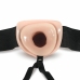 Dr. Skin Hollow System Strap-On Model 6.5 inch Beige Adjustable Harness