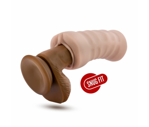 Blush M for Men Ashley Intimate Device with Vibrating Bullet Insert X5 Material