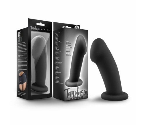 Blush Temptasia Elvira Silicone Intimate Model Black 15 cm Suction Base