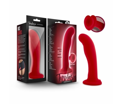 Blush Temptasia Jezebel Silicone Intimate Device Crimson 15.8cm