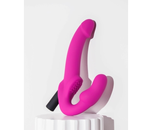 Blush Temptasia Estella Vibrating Strapless System Pink Silicone 20cm