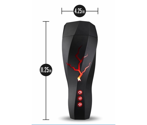M For Men Storm White - Intimate Vibro Device with Suction System USB