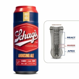 Schag’s Arousing Ale Intimate Device Frosted 4-Chamber Grip System