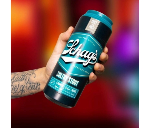Schag's Sultry Stout Intimate Device Frosted - Multi-Chamber Grip System