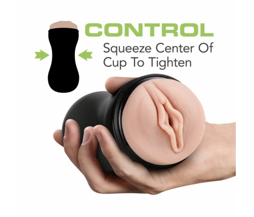 Blush M for Men Soft & Wet Intimate Cup Self-Lubricating, 18.4 cm Large