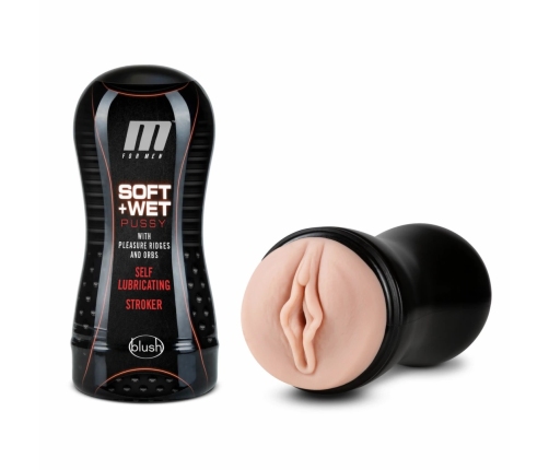 Blush M for Men Soft & Wet Intimate Cup with Self-Lubricating System