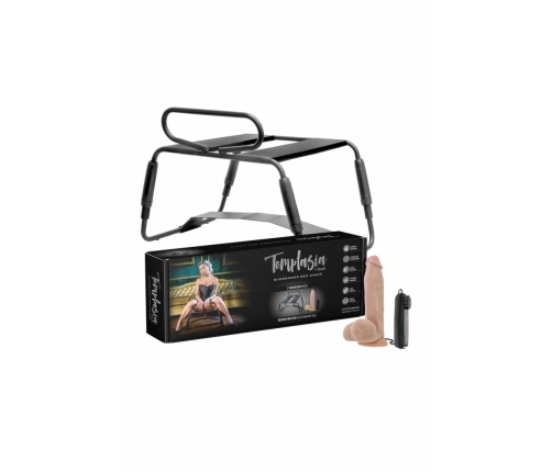 Blush Temptasia Surrender Intimate Chair Black Adjustable 136kg Max Load
