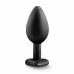 Blush Temptasia Bling Plug Small Black - Sparkling Intimate Accessory