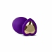 Blush Temptasia Heart Base Plug Medium Purple Silicone Gemstone