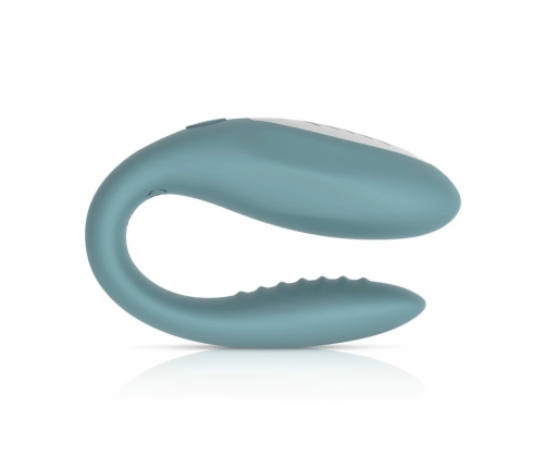 Bloom Jasmine C-Shape Vibrator Green - Soft Silicone, Swipe Control