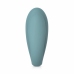 Bloom Jasmine C-Shape Vibrator Green - Soft Silicone, Swipe Control