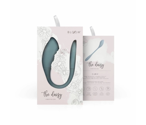 Bloom Daisy Vibrating Egg Green - Silicone, Waterproof, 5 Modes
