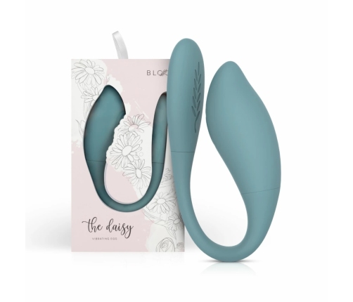 Bloom Daisy Vibrating Egg Green - Silicone, Waterproof, 5 Modes