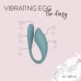 Bloom Daisy Vibrating Egg Green - Silicone, Waterproof, 5 Modes