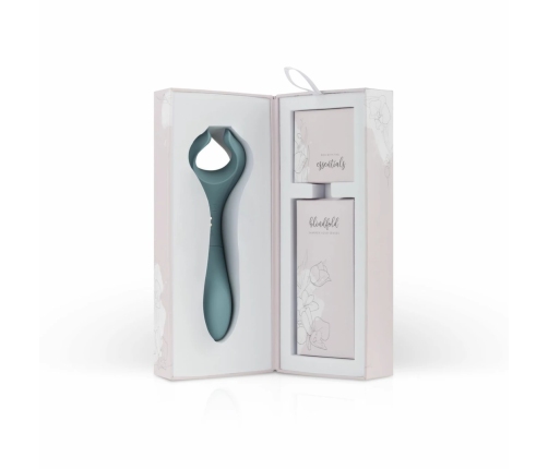 Bloom Peony Dual-Sided Couple Vibrator Green Silicone Waterproof