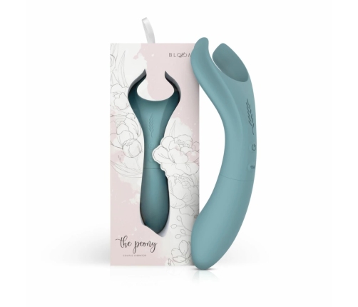 Bloom Peony Dual-Sided Couple Vibrator Green Silicone Waterproof