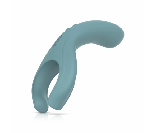 Bloom Peony Dual-Sided Couple Vibrator Green Silicone Waterproof