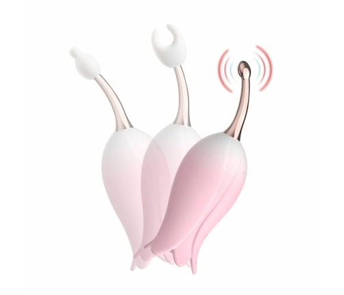 Otouch Bloom Tulip Design Sonic Intimate Device, 7 Modes, Pink, USB
