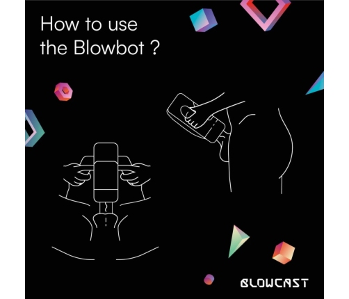 BLOWCAST Blowbot Automatic Intimate Device with Heating & 20 Modes