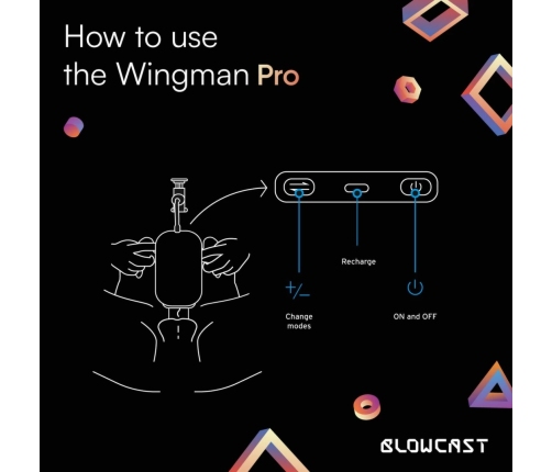 BLOWCAST Wingman Pro Automatic Device with Heating & Multi-Mode System