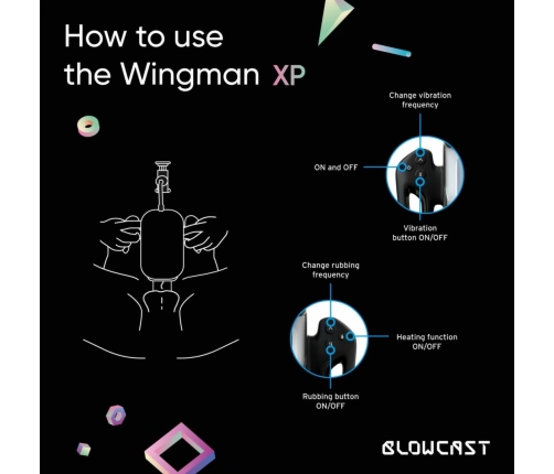 Blowcast WingXP Intimate Machine with Phone Holder and Multi-Function System