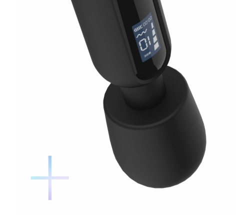 BLAQ Digital Wand Massager Black - With Display & Flexible Head