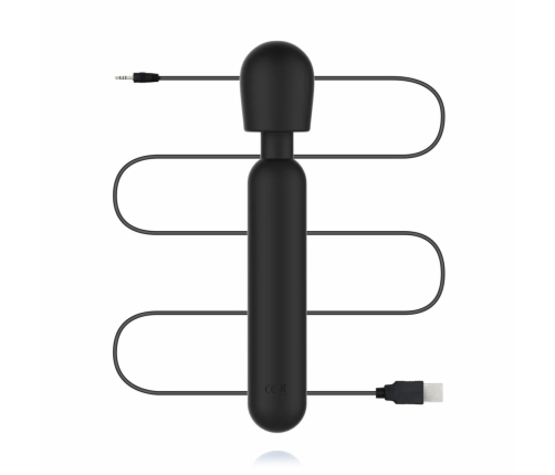 BLAQ Digital Wand Massager Black - With Display & Flexible Head