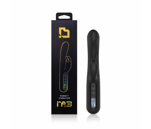 BLAQ Digital Rabbit Model Black - Dual Action Silicone Device with Display
