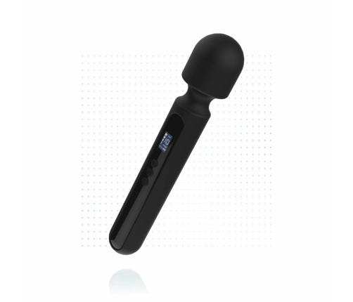 BLAQ Digital Super Wand Black - XL Flexible Massage Device with Display