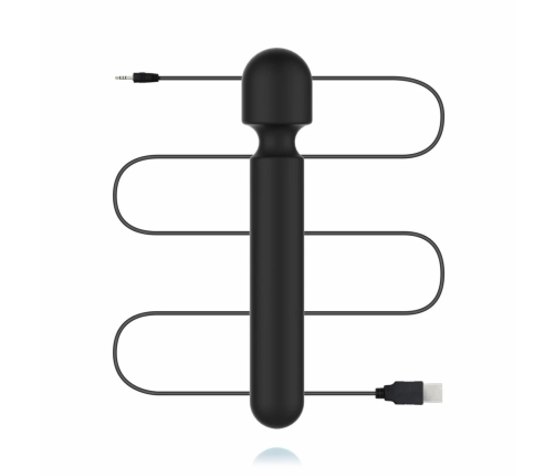 BLAQ Digital Super Wand Black - XL Flexible Massage Device with Display