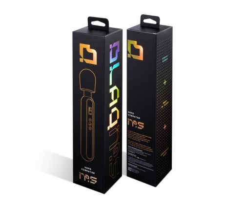 BLAQ Digital Super Wand Black - XL Flexible Massage Device with Display