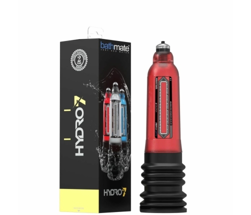 Bathmate Hydro7 Red Hydrotherapy Vacuum System for Men 13-18cm