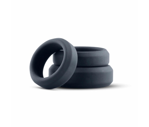 Boners 3 Ring Kit Flat Silicone Adjustable Anatomic Set (3 Sizes)