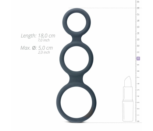 Boners Triple Ring Silicone Set - Adjustable Anatomical Support System