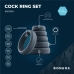 EasyToys 6-Piece Silicone Ring Set - Flexible, Flat Design, Multiple Sizes