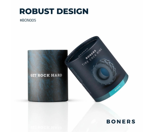 Boners Tire Silicone Support Ring Grey - Stretchable Anatomical Model