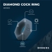 Boners Diamond Silicone Support Ring Grey - Thick, Flexible Design