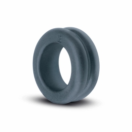 Boners Double Design Silicone Ring Adjustable Black 2-in-1 System