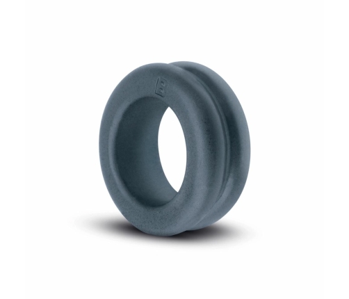 Boners Double Design Silicone Ring Adjustable Black 2-in-1 System