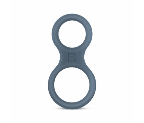 Boners Silicone Dual Ring & Anatomical Ball Support Grey