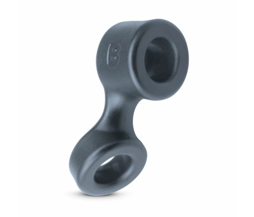 Boners Grey Dual Support Ring and Anatomical Ball Expander