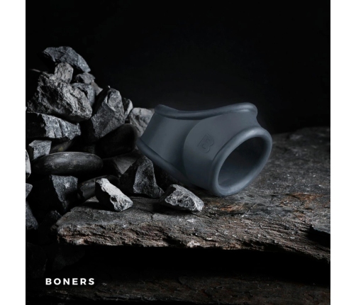 Boners Grey Support Ring - Flexible Anatomical Enhancer, Size M