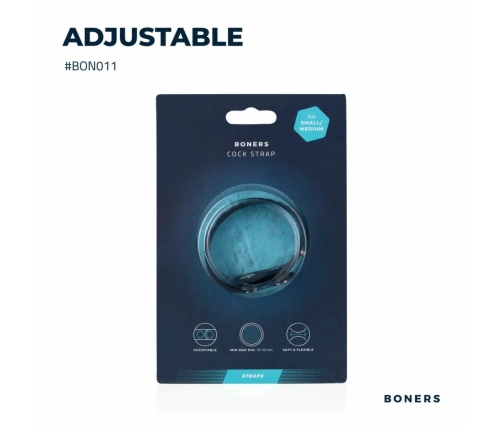 Boners Adjustable Silicone Strap S/M - Flexible Intimate Band